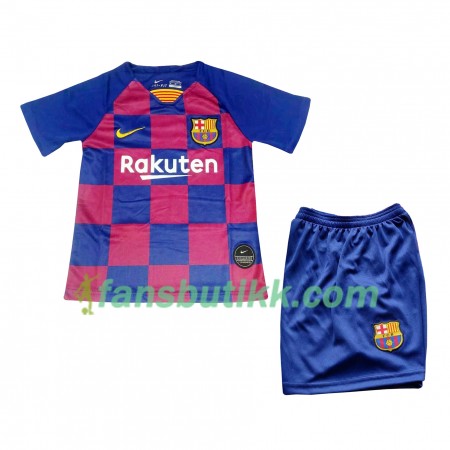 Fotballdrakt FC Barcelona Barn Hjemmetrøye 2019-2020 Kortermet